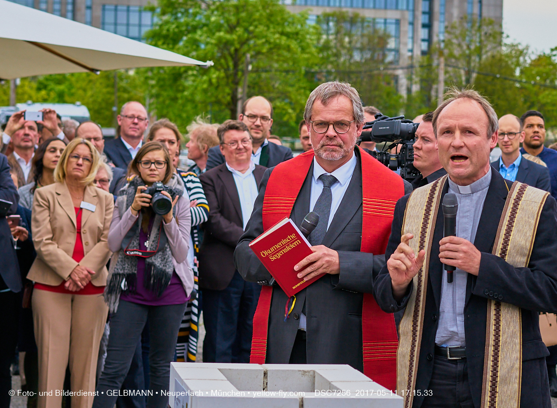 11. Mai 2017 - Grundsteinlegung für die LOGE und dem Kulturquadrat in Neuperlach